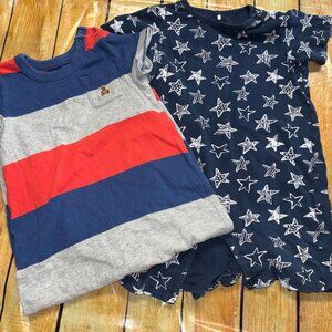 Baby Boy 18-24 Month Spring/Summer Rompers